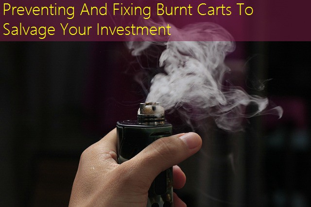 Preventing And Fixing Burnt Carts To Salvage Your Investment